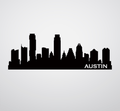 Austin Skyline - Metal Wall Art