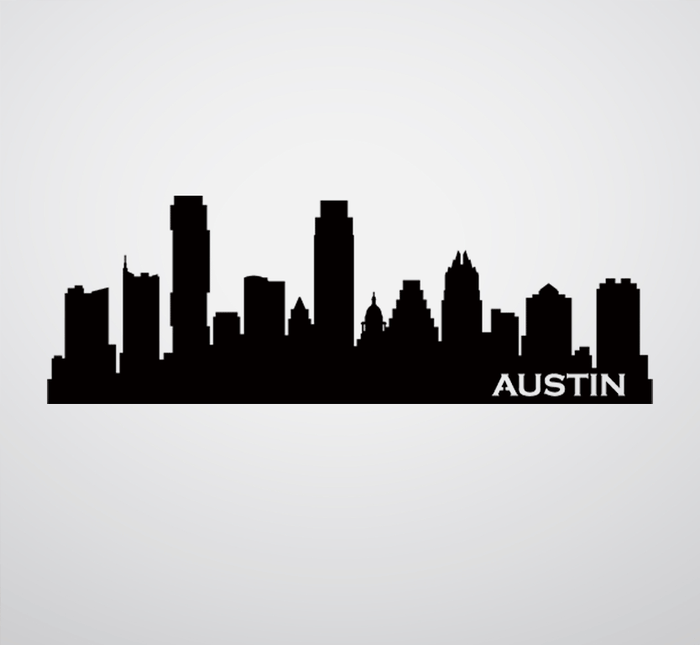 Austin Skyline - Metal Wall Art