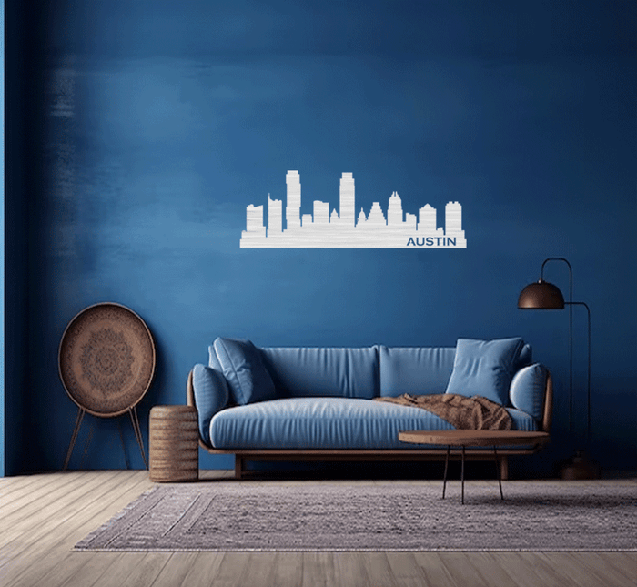 Austin Skyline - Metal Wall Art