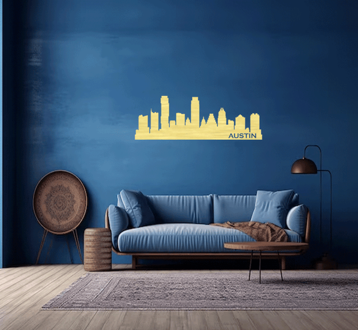Austin Skyline - Metal Wall Art