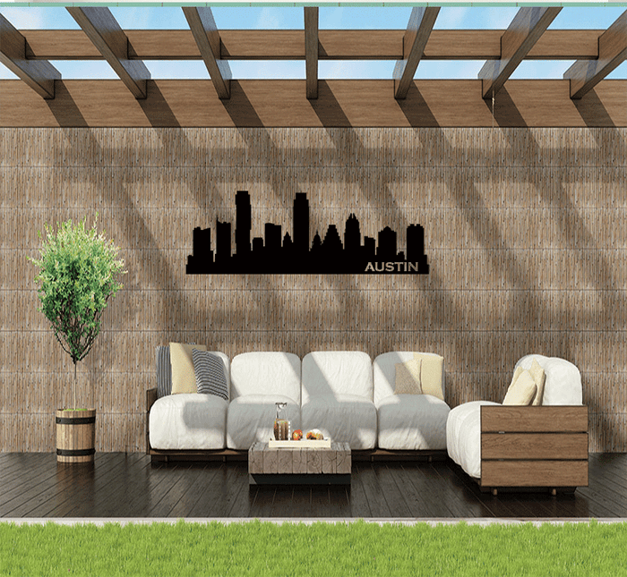 Austin Skyline - Metal Wall Art