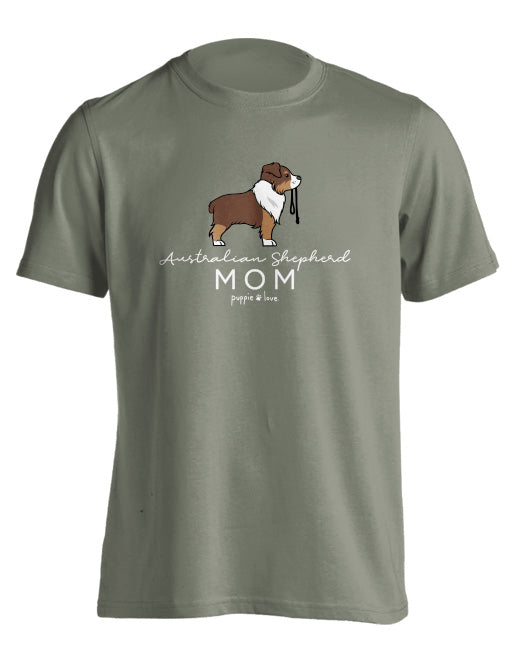 AUSTRALIAN SHEPHERD MOM (RED & WHITE) PUPPIE LOVE