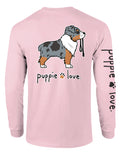 AUSTRALIAN SHEPHERD PUP (BLUE MERLE), ADULT LS PUPPIE LOVE