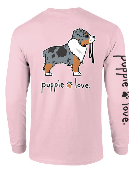 AUSTRALIAN SHEPHERD PUP (BLUE MERLE), ADULT LS PUPPIE LOVE