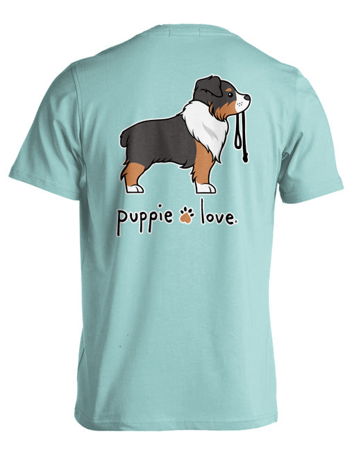 AUSTRALIAN SHEPHERD PUP (TRI COLOR) PUPPIE LOVE