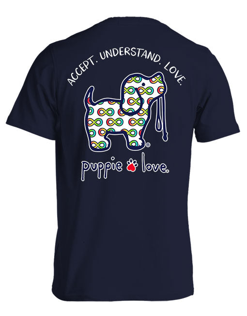 AUTISM ACCEPTANCE PUP PUPPIE LOVE