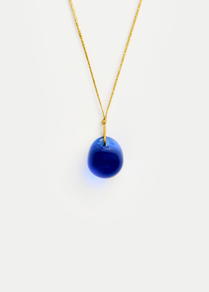 Azaz Blue Round Glass Bead on Cord product image 1