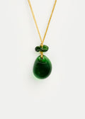 Azaz Green Glass Double Bead on Cord product image 1