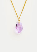 Azaz Purple Glass Bead on Cord
