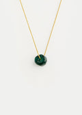 Azaz Teal Glass Bead on Cord