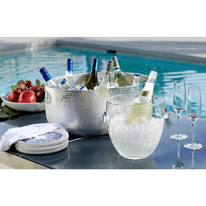 Bash Silver Beverage Tub