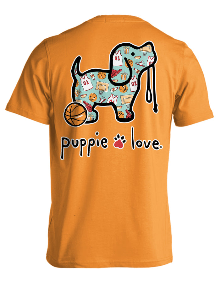 BASKETBALL PUP PUPPIE LOVE