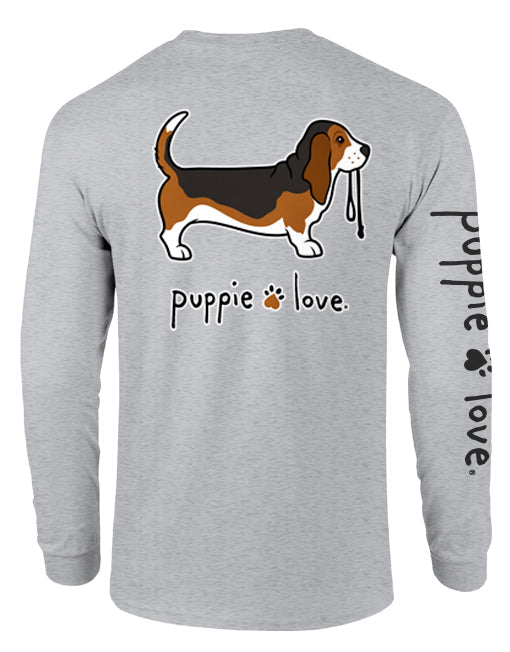 BASSET HOUND PUP (TRI-COLOR), ADULT LS PUPPIE LOVE
