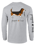 BASSET HOUND PUP (TRI-COLOR), ADULT LS PUPPIE LOVE