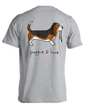 BASSET HOUND PUP (TRI-COLOR) PUPPIE LOVE