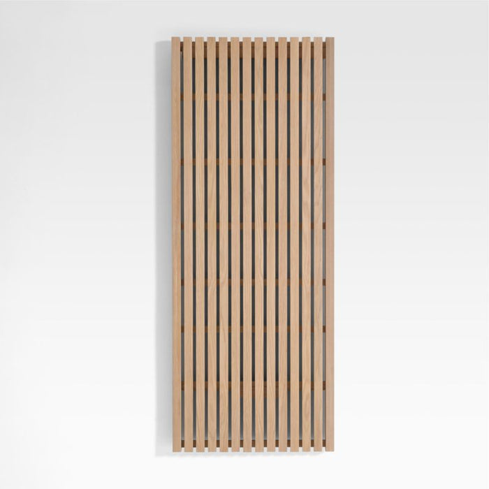 Batten White Oak 24" Back Panel