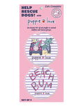 BEACH BUM PUP CAR COASTER PUPPIE LOVE