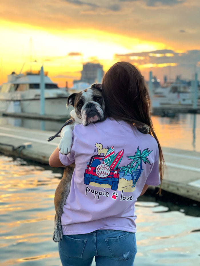 BEACH BUM PUP PUPPIE LOVE
