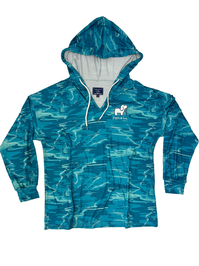 BEACH PUP LOUNGE HOODIE PUPPIE LOVE