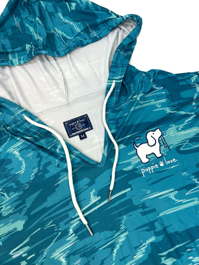 BEACH PUP LOUNGE HOODIE PUPPIE LOVE