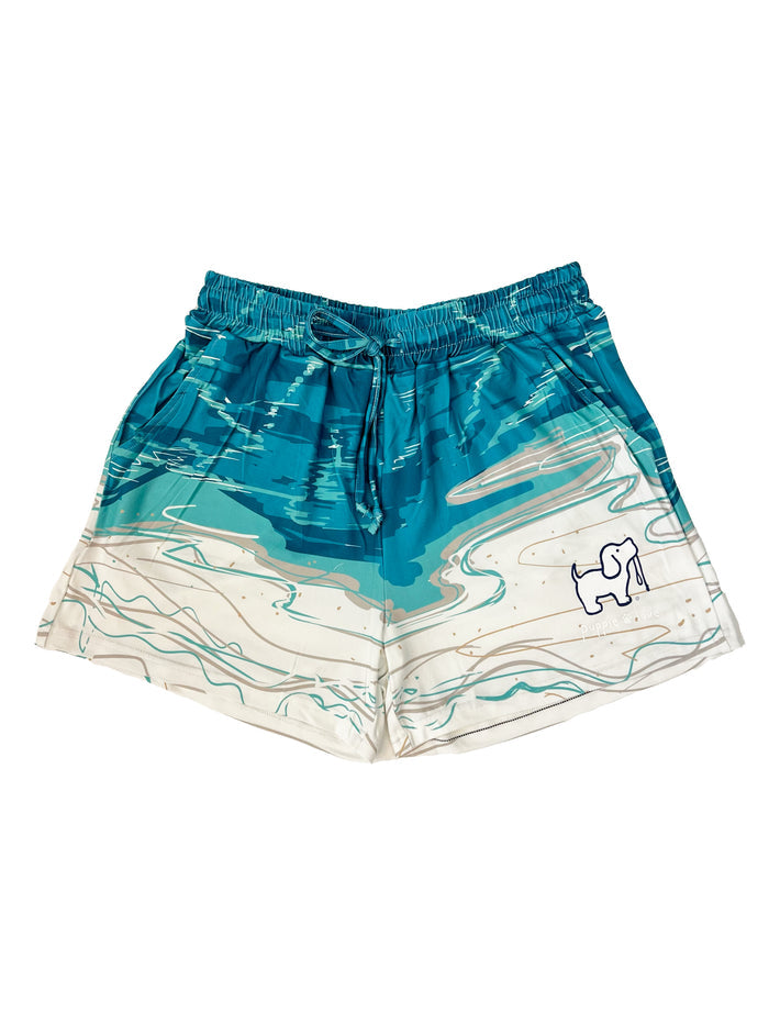BEACH PUP LOUNGE SHORTS PUPPIE LOVE