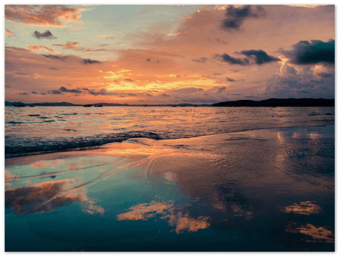 Beach Reflections - Print - MetalPlex
