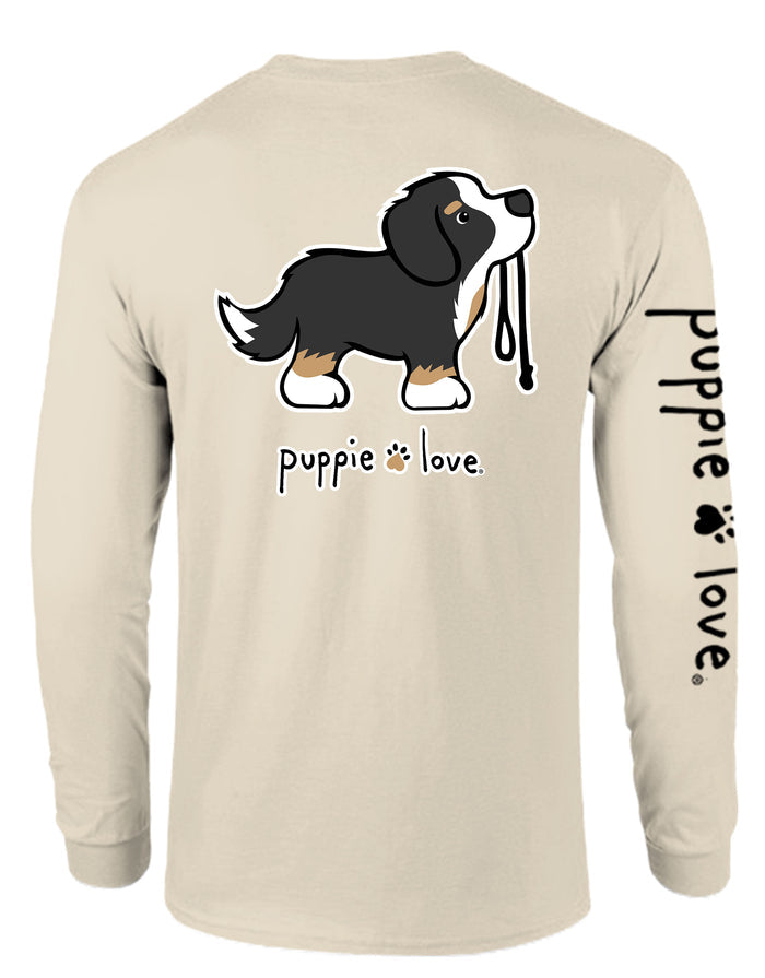 BERNESE MOUNTAIN DOG PUP, ADULT LS PUPPIE LOVE