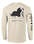 BERNESE MOUNTAIN DOG PUP, ADULT LS PUPPIE LOVE
