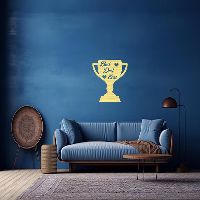 Best Dad - Metal Wall Art