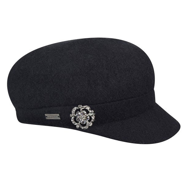 Betmar - Crystal Fashion Cap Black (Side)