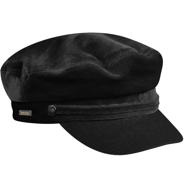 Betmar - Odile Newsboy Cap Black