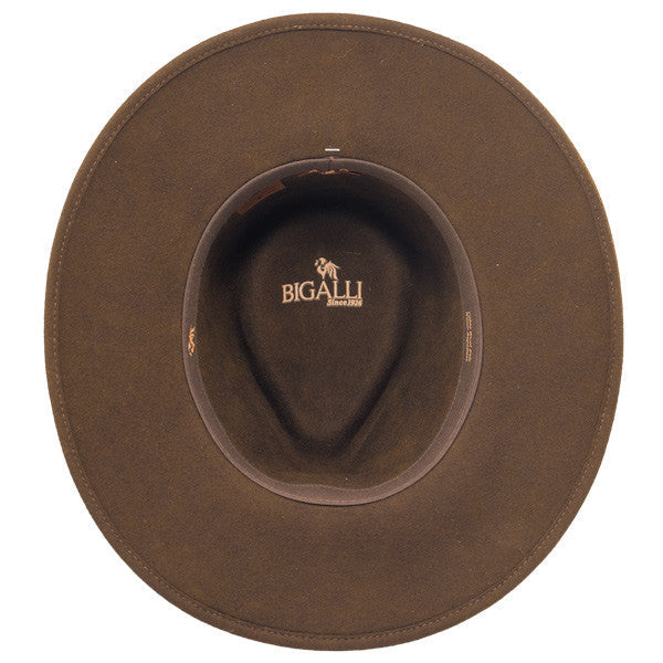 Bigalli - Australian Wool Felt Wide Brim Hat - Bottom