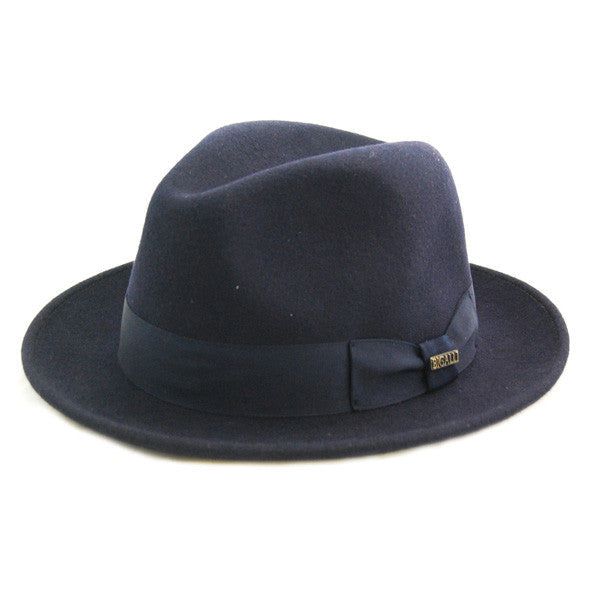 Bigalli - Navy Milano Wool Felt Hat