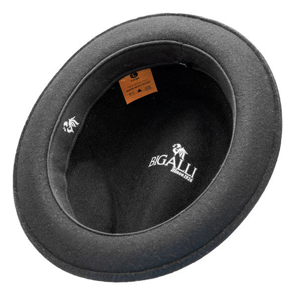 Bigalli - Stingy Brim Milano Felt Fedora - Bottom, Inside
