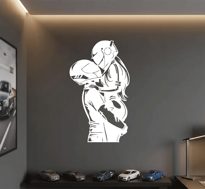Biker Couple - Metal Wall Art