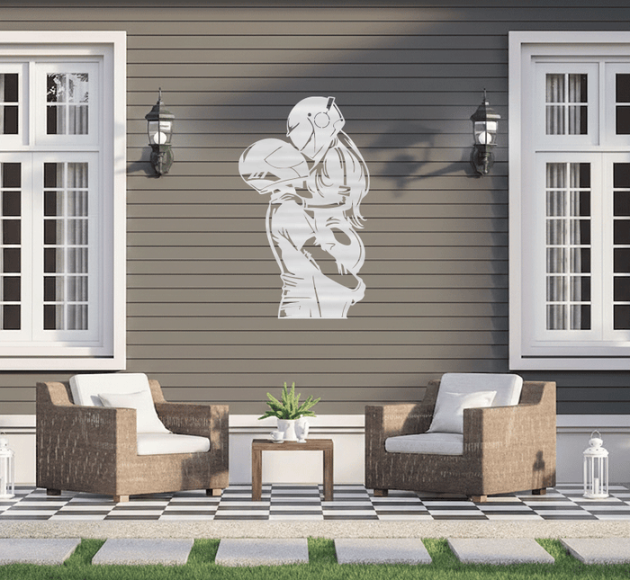Biker Couple - Metal Wall Art