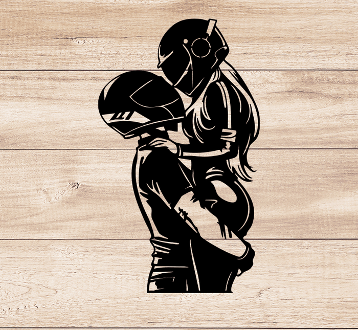 Biker Couple - Metal Wall Art