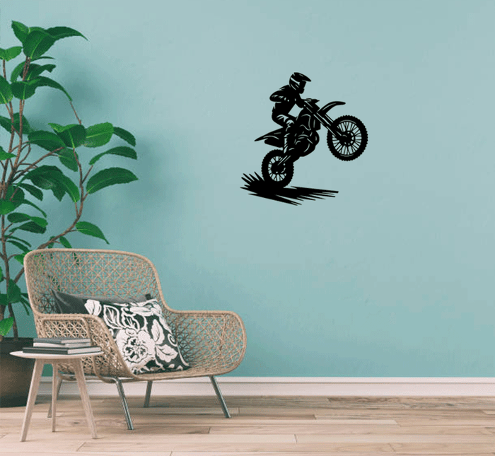 Biker Metal Wall Art