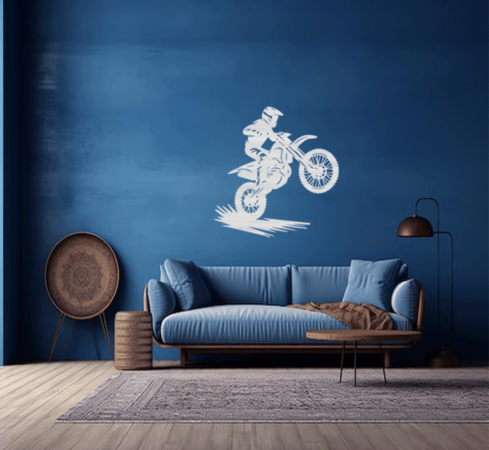 Biker Metal Wall Art