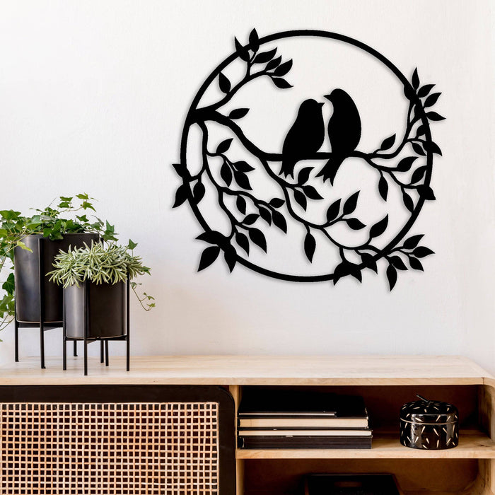 Bird Tree - Metal Wall Art - MetalPlex