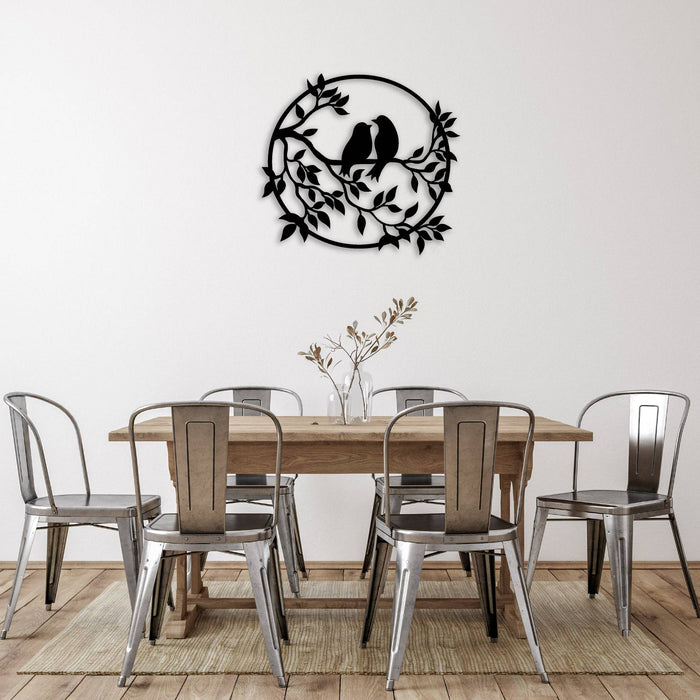 Bird Tree - Metal Wall Art - MetalPlex