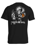 BLACK AND SILVER MASCOT PUP PUPPIE LOVE