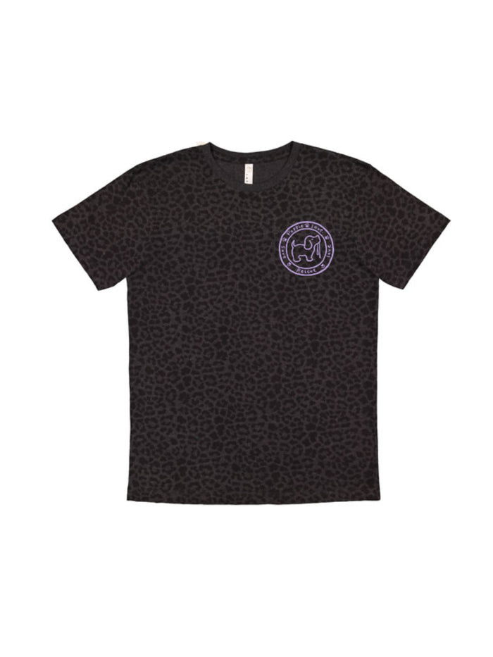 BLACK LEOPARD LOGO PUP, YOUTH SS PUPPIE LOVE LIMITED EDITION