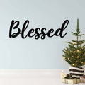 Blessed Script - Metal Wall Art - MetalPlex