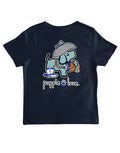 BLUE AND WHITE MASCOT PUP, YOUTH SS PUPPIE LOVE