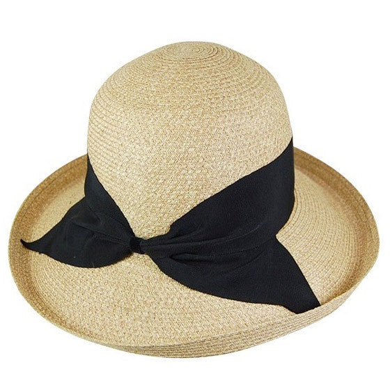 Dynamic Asia - Fine Braid Raffia Kettle Hat
