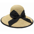 Boardwalk Style - Fine Crochet Raffia Resort Hat Back