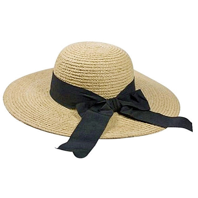 Dynamic Asia - Raffia Sun Hat with Ribbon Bow Main