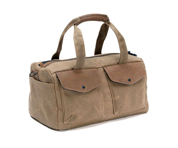 Small - Single Compartment  $299 / Waxed Canvas w/ Grizzly Leather