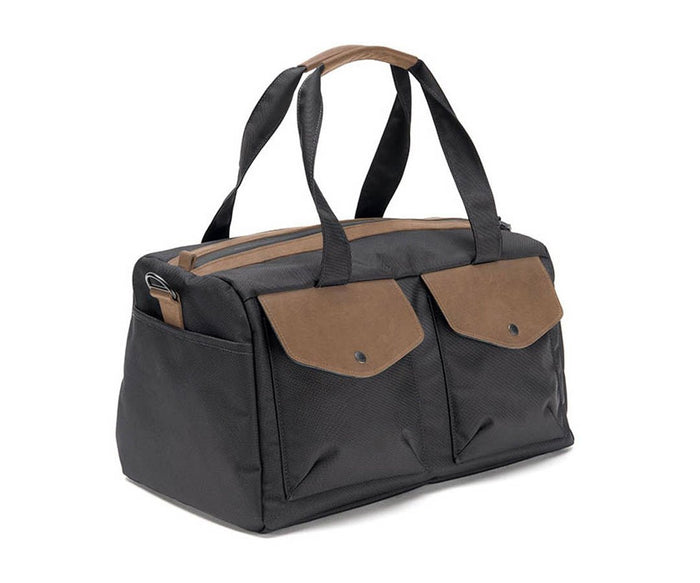 Small - Single Compartment  $299 / Black Ballistic w/ Grizzly Leather